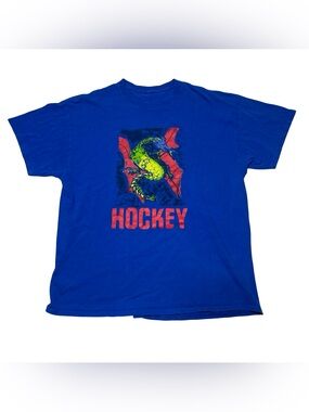 Hockey Skateboards FA FuckingAwesome Blue Skate AIR DRAGON TEE L RARE